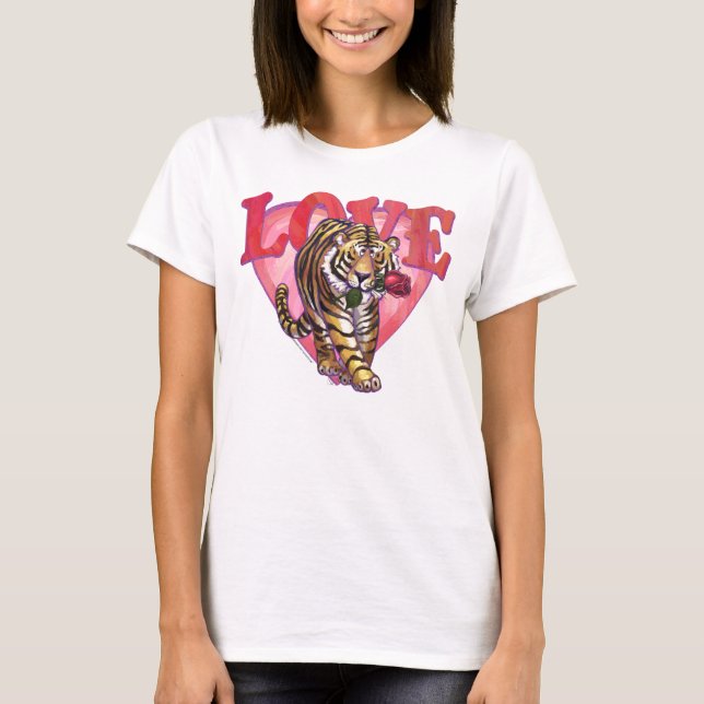 Tiger Valentine's Day T-Shirt (Front)