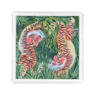 Tiger vanity tray