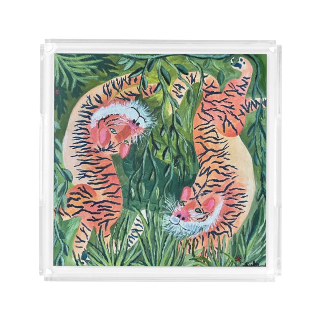 Tiger vanity tray (Front)