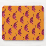Tiger - Vibrant Pink Mouse Pad
