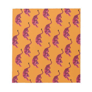 Tiger - Vibrant Pink Notepad