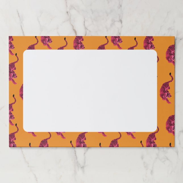 Tiger - Vibrant Pink Paper Pad (Front)