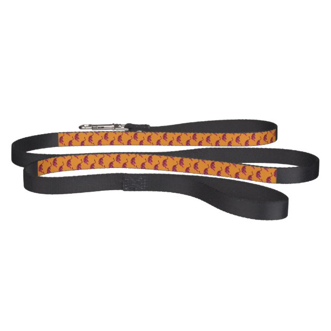 Tiger - Vibrant Pink Pet Leash (Full)