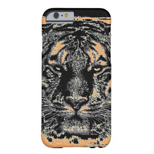 Tiger Vintage 3 Barely There iPhone 6 Case