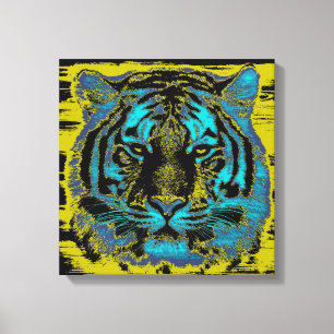Tiger Vintage Canvas Print