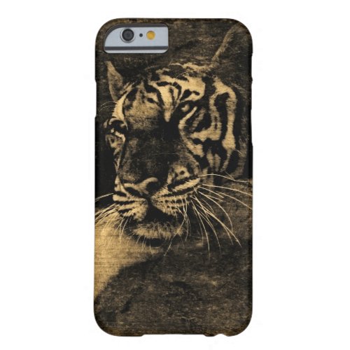 Tiger Vintage Barely There iPhone 6 Case