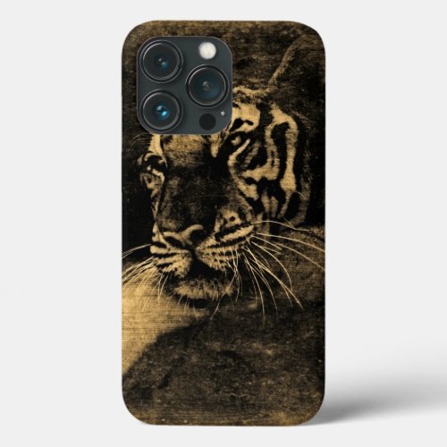 Tiger Vintage iPhone 13 Pro Case