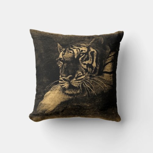 Tiger Vintage Pillow