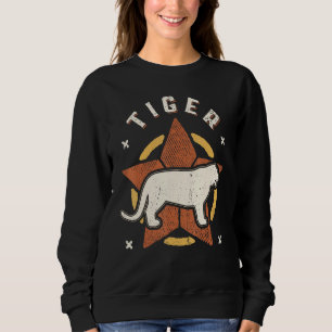 Tiger Vintage Retro Classic Animal Sweatshirt