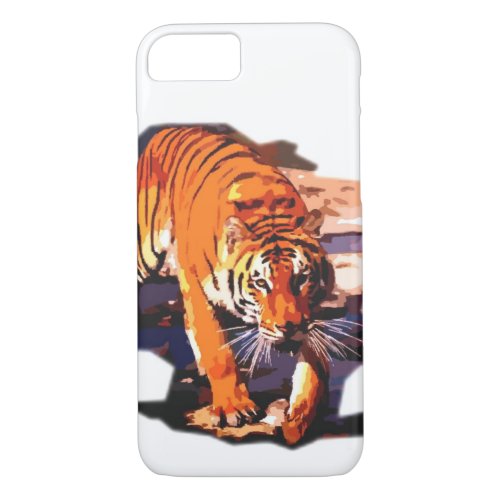 Tiger Walking iPhone 7 Case