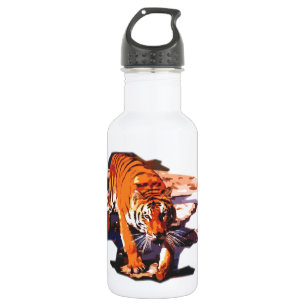 Tiger Walking Stainless Steel Water Bottle