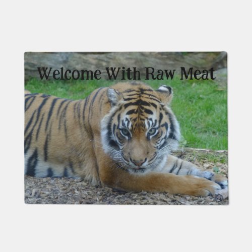 Tiger Welcome Door Mat