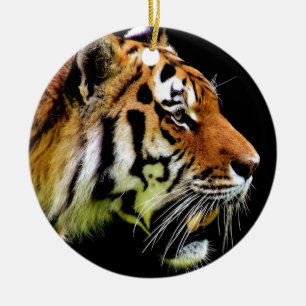 Tiger - Wild Animal Artwork Ceramic Ornament