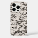 Tiger Wild Animal Skin Pattern iPhone 16 Pro Case