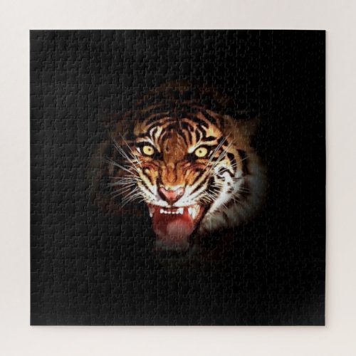 Tiger _ Wild Big Cats Animals Art Jigsaw Puzzle