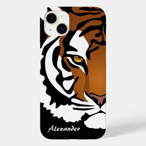 Tiger Wild Cat on Black Case_Mate iPhone 14 Plus Case