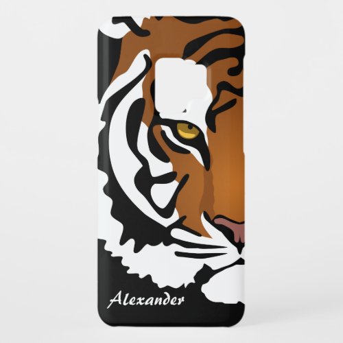 Tiger Wild Cat on Black Case_Mate Samsung Galaxy S9 Case