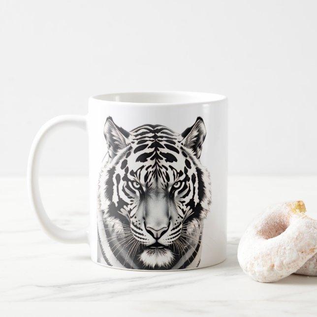 Tiger Wildlife Mug (With Donut)