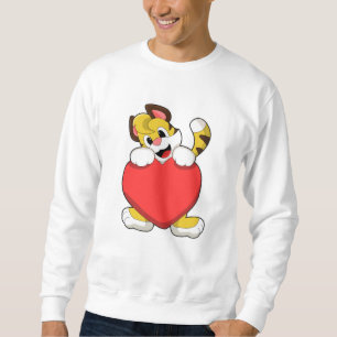 Tiger with Heart Sweatshirt