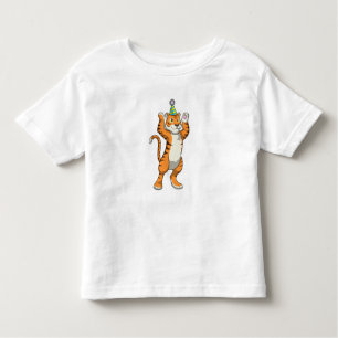 Tiger with Party hat Party Toddler T-shirt
