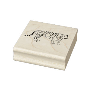 Tiger Wood Art Stamp