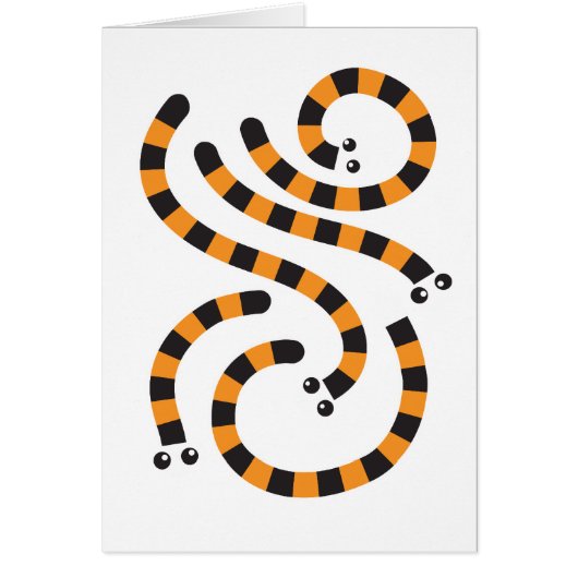 tiger worms design cards (Front)
