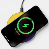 Tiger Yellow and Purple Wireless Charger (Phone)