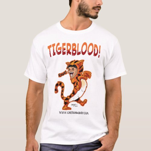 Tigerblood Cartoon T-Shirt