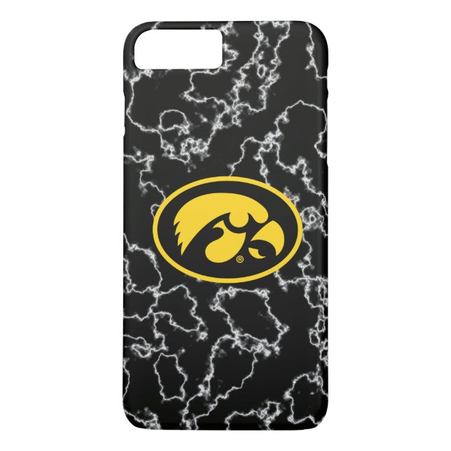 Tigerhawk Logo | Black Marble Case-Mate iPhone Case (Back)