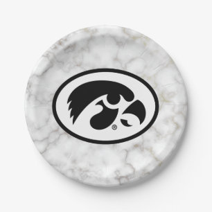 Tigerhawk Marble Paper Plates
