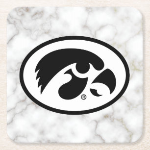 Tigerhawk Marble Square Paper Coaster