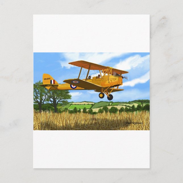 TIGERMOTH FIELDS POSTCARD (Front)