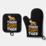 Tigers Are Awesome. I&#39;m Awesome Therefore I&#39;m a Ti Oven Mitt &amp; Pot Holder Set