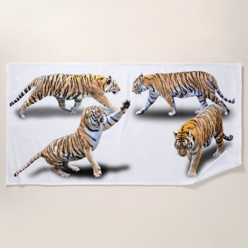 TIGERS BEACH TOWEL