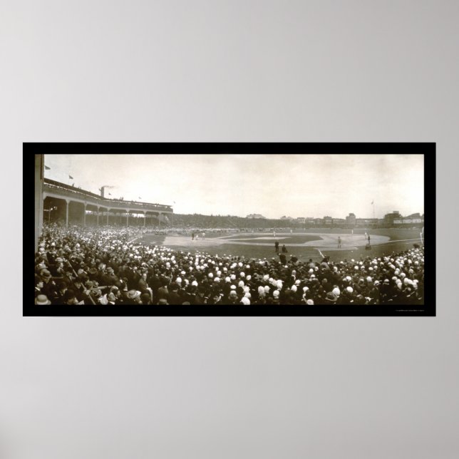 Tigers Cubs Series Photo 1907 Poster (Front)