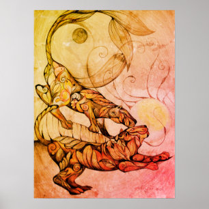 Tigers' dance Poster