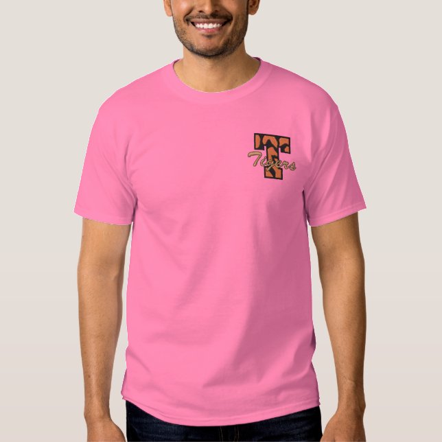 Tigers Embroidered T-Shirt (Front)