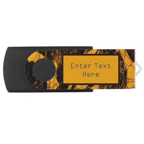Tigers Eye and Gold Inspired Flash Drive 04