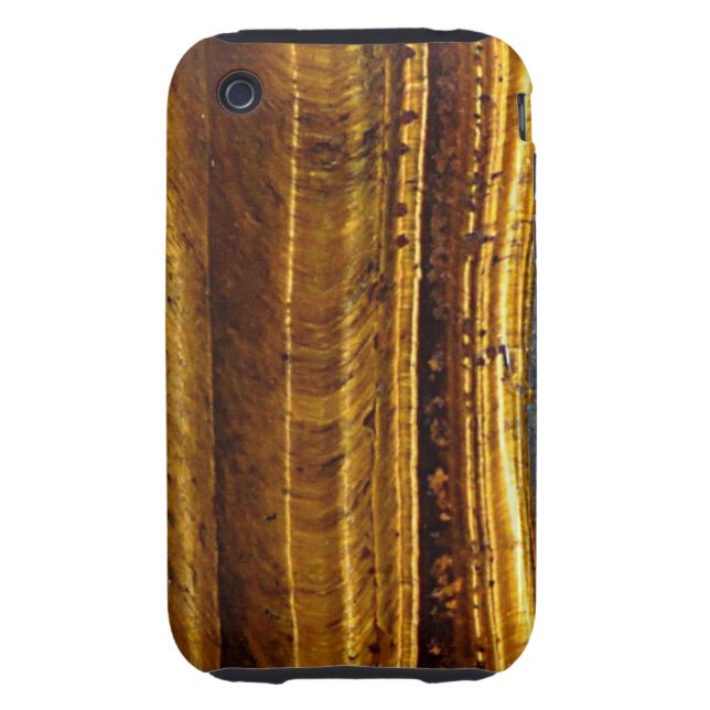 Tiger's Eye Art iPhone 3 Case-Mate Tough Case (Back)