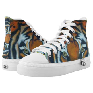 Tiger Canvas Shoes & Printed Shoes | Zazzle