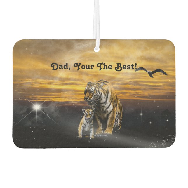 Tigers Father's Day Air Freshener (Front)