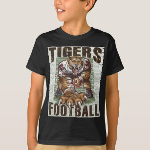  Distressed Tiger Mascot Tshirt Cool Detroit Tiger Design :  Clothing, Shoes & Jewelry