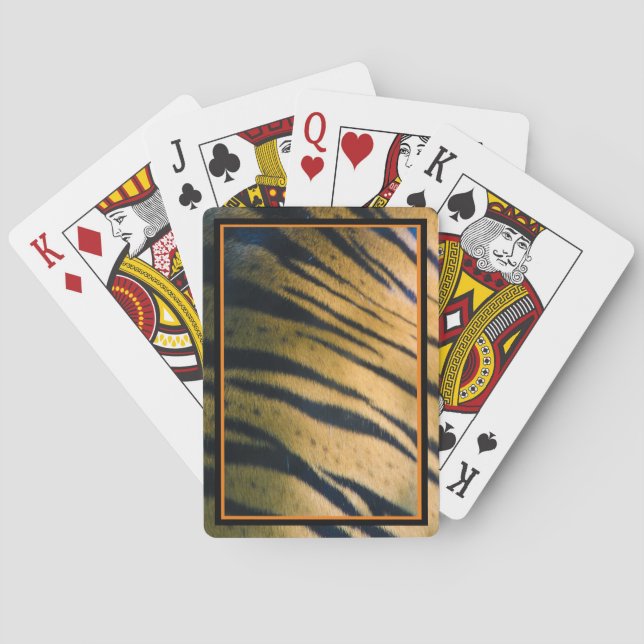 Tigers Fur Poker Cards (Back)