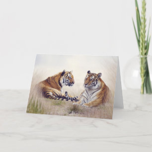 Tigers Greeting Card