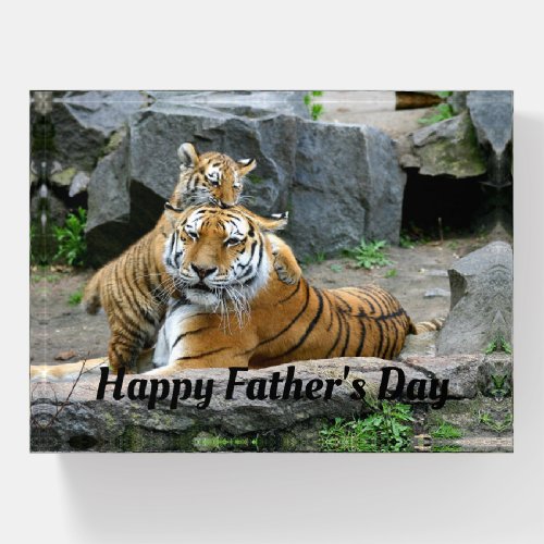 Tigers Happy Fathers Day Paperweight