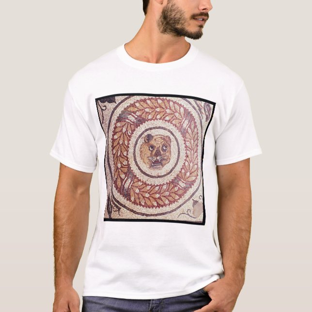 Tiger's head, Roman mosaic, early 4th century T-Shirt (Front)