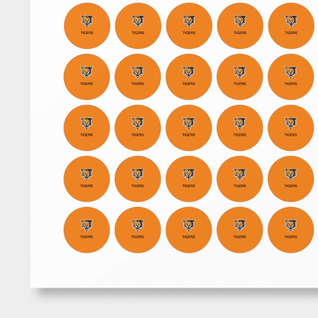 TIGERS  HERSHEY®'S KISSES® (Sticker Sheet)