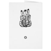 Tigers in Love Cards (Back)