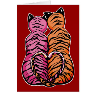 Tigers in Love Cards