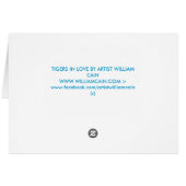TIGERS IN LOVE CARDS (Back Horizontal)
